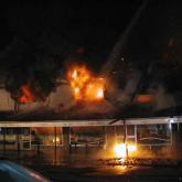 Shop Fire in Cardiff