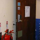 Fire Door with Cabin Hook